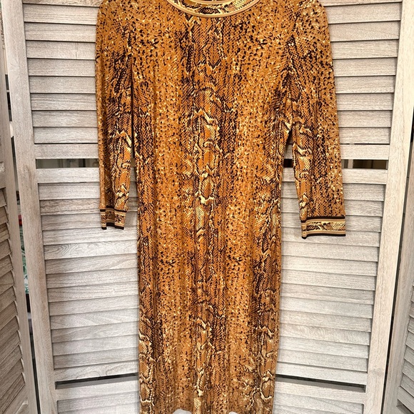 Tory Burch Snake Print Dress - Picture 1 of 7